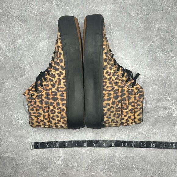 Vans Leopard Print Sk8-Hi Platform Skateboarding Sneaker Size M8 W9.5 Grunge - Picture 15 of 15